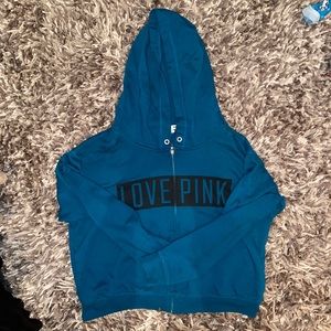 PINK Teal Hoodie
